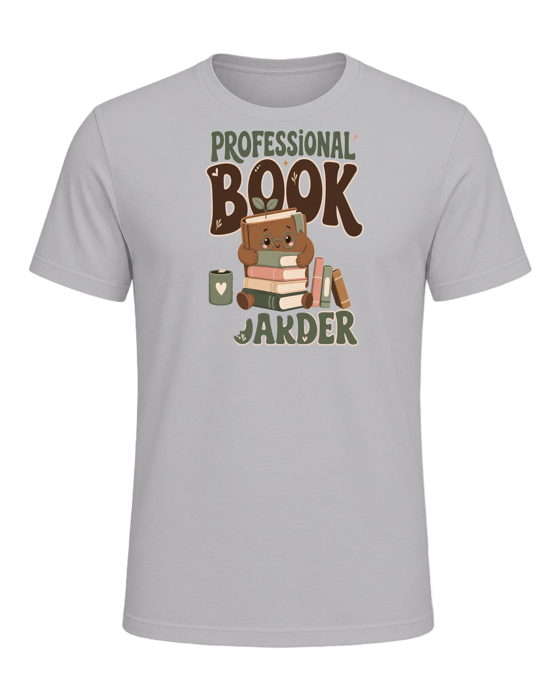 PROFESSIONAL BOOK HOARDER — Athletic Heather