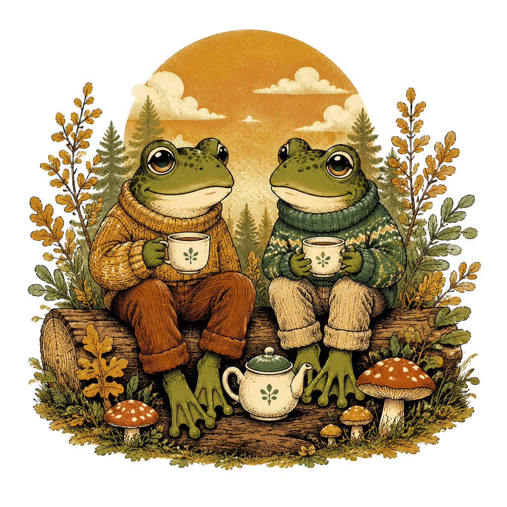 Cozy Frog Friends
