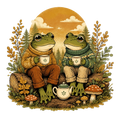 Cozy Frog Friends