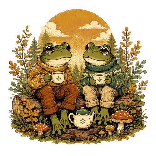 Cozy Frog Friends