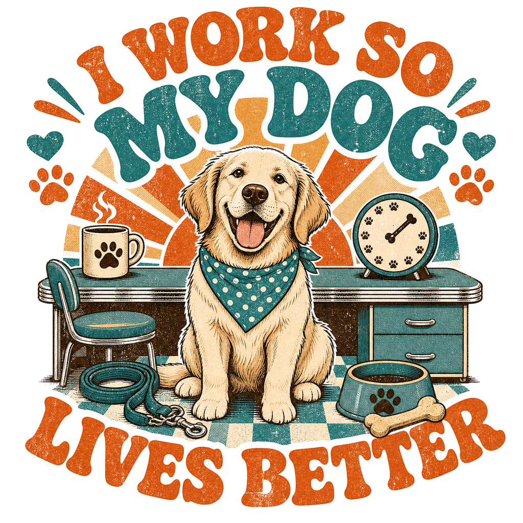 I WORK SO MY DOG LIVES BETTER