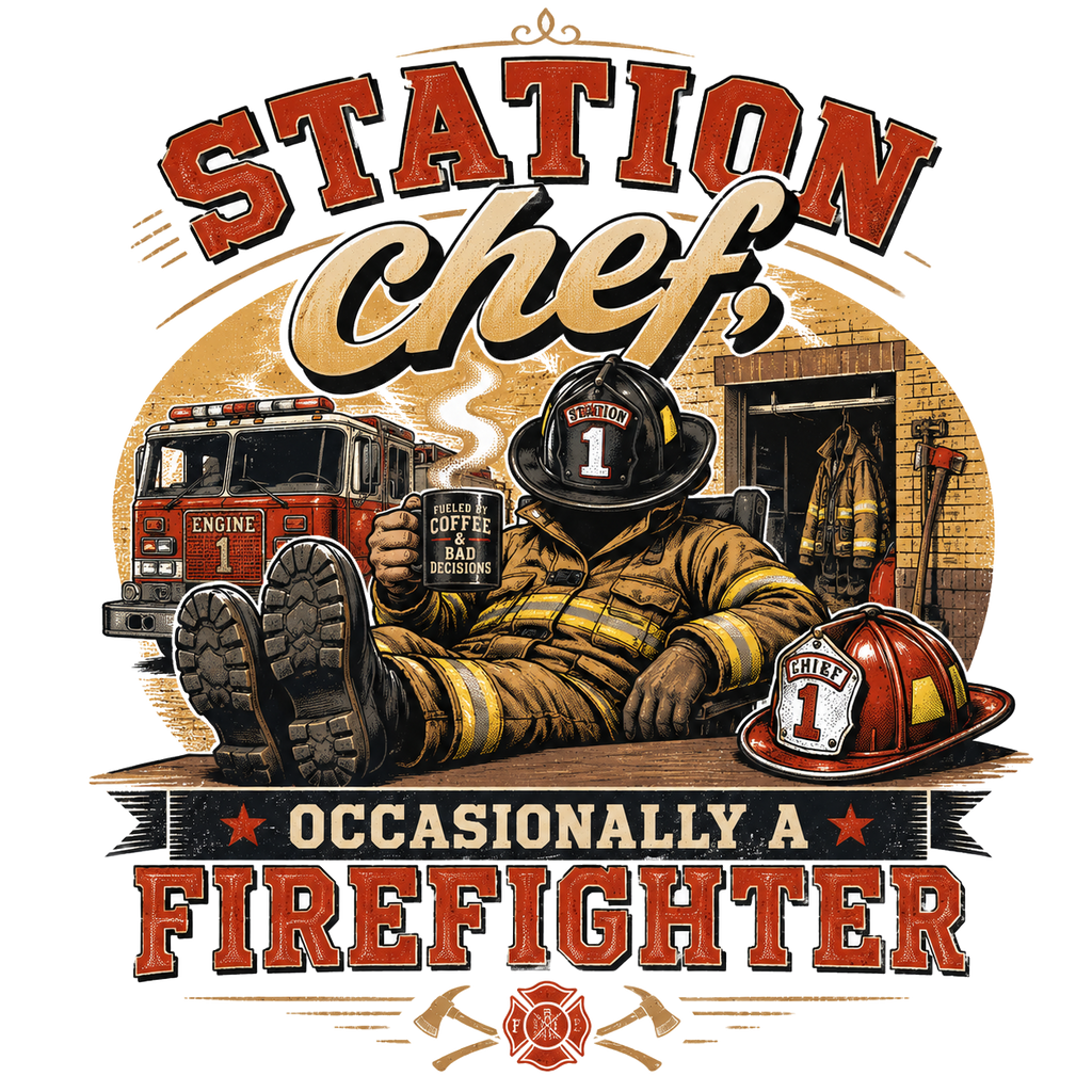 Station chef, occasionally a firefighter