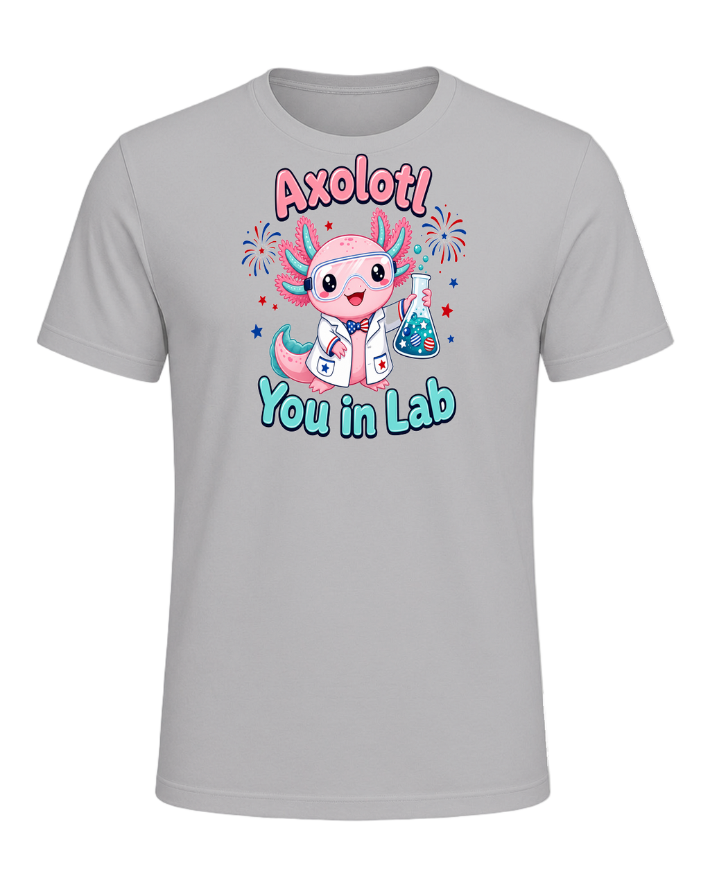 Axolotl Scientist — Athletic Heather