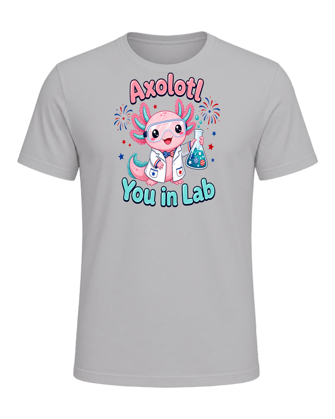 Axolotl Scientist — Athletic Heather