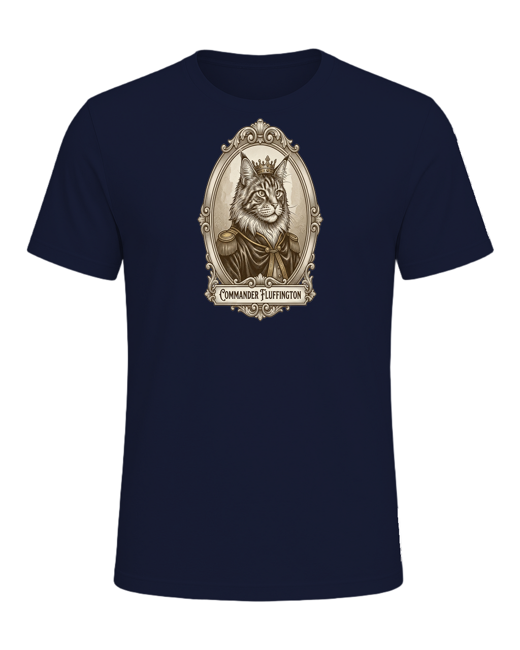 Maine Coon Royalty — Navy