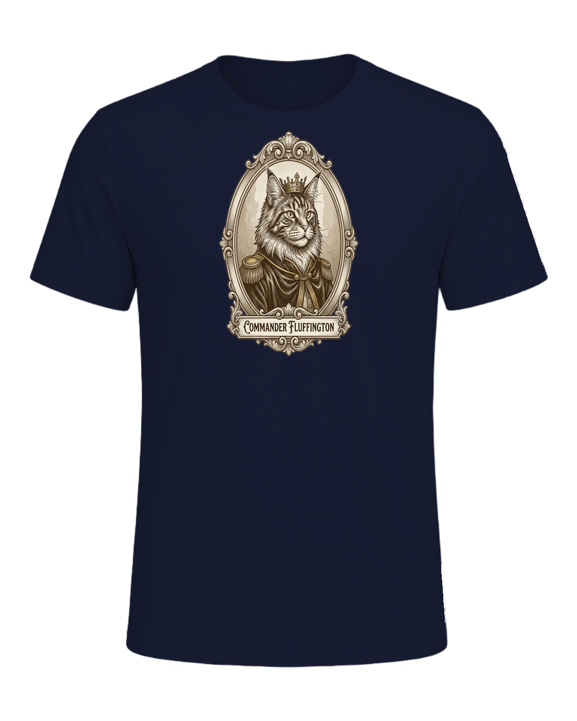 Maine Coon Royalty — Navy