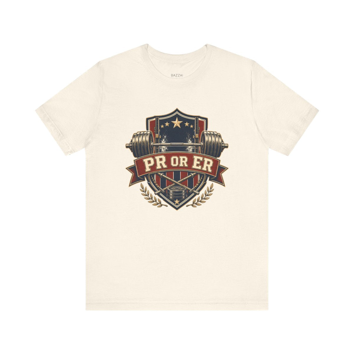Funny Gym T-Shirt — PR or ER — t-shirt design