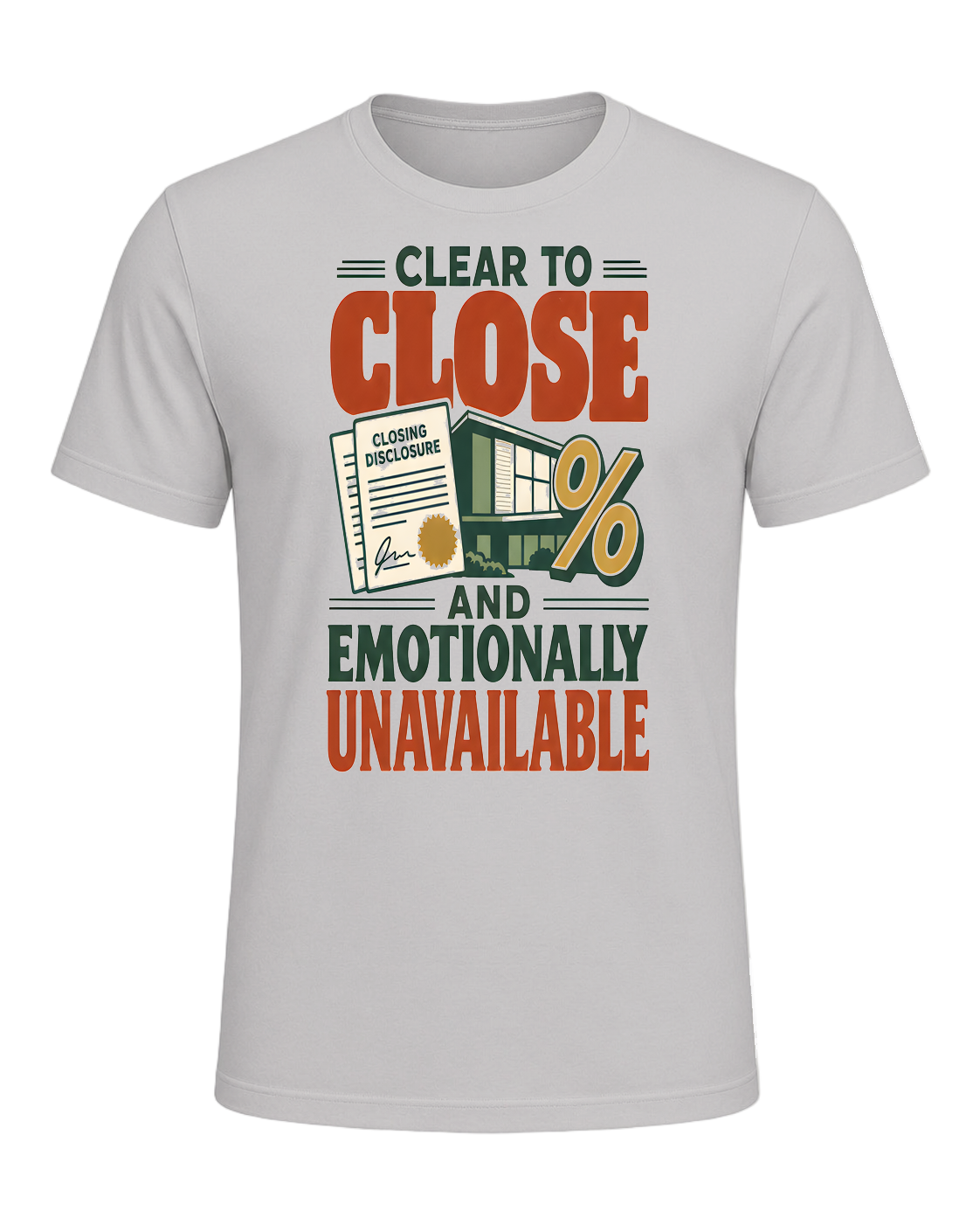 CLEAR TO CLOSE AND EMOTIONALLY UNAVAILABLE — Silver