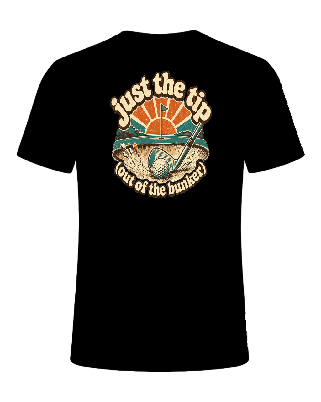 just the tip (out of the bunker) — Black