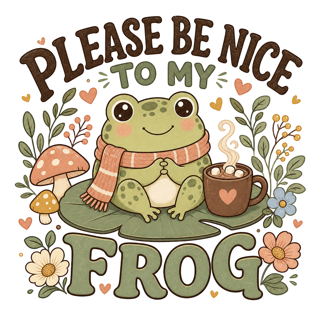 PLEASE BE NICE TO MY FROG