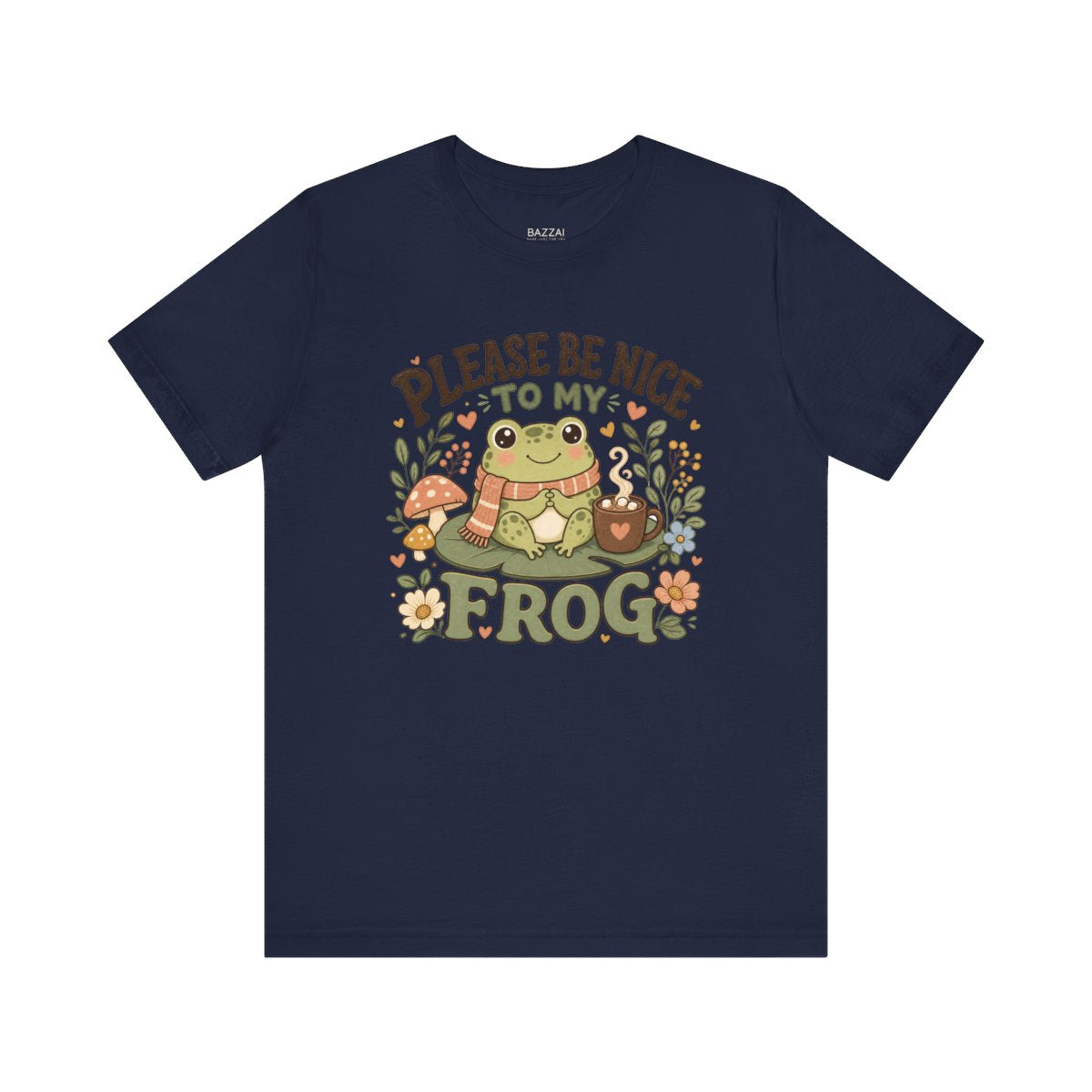 Cute Frog T-Shirt — Please Be Nice to My Frog — frogs t-shirt design