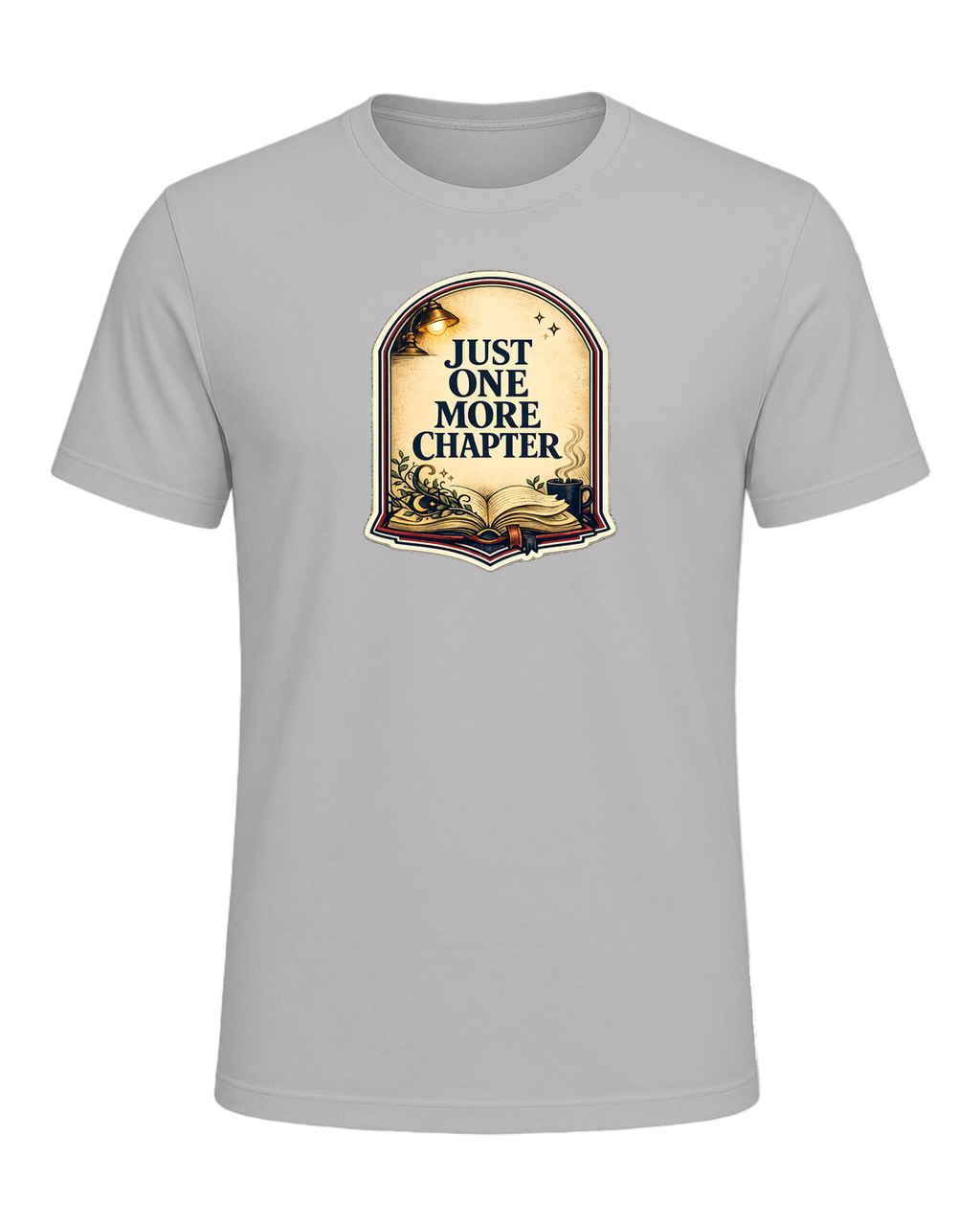 Just One More Chapter Tee — Athletic Heather