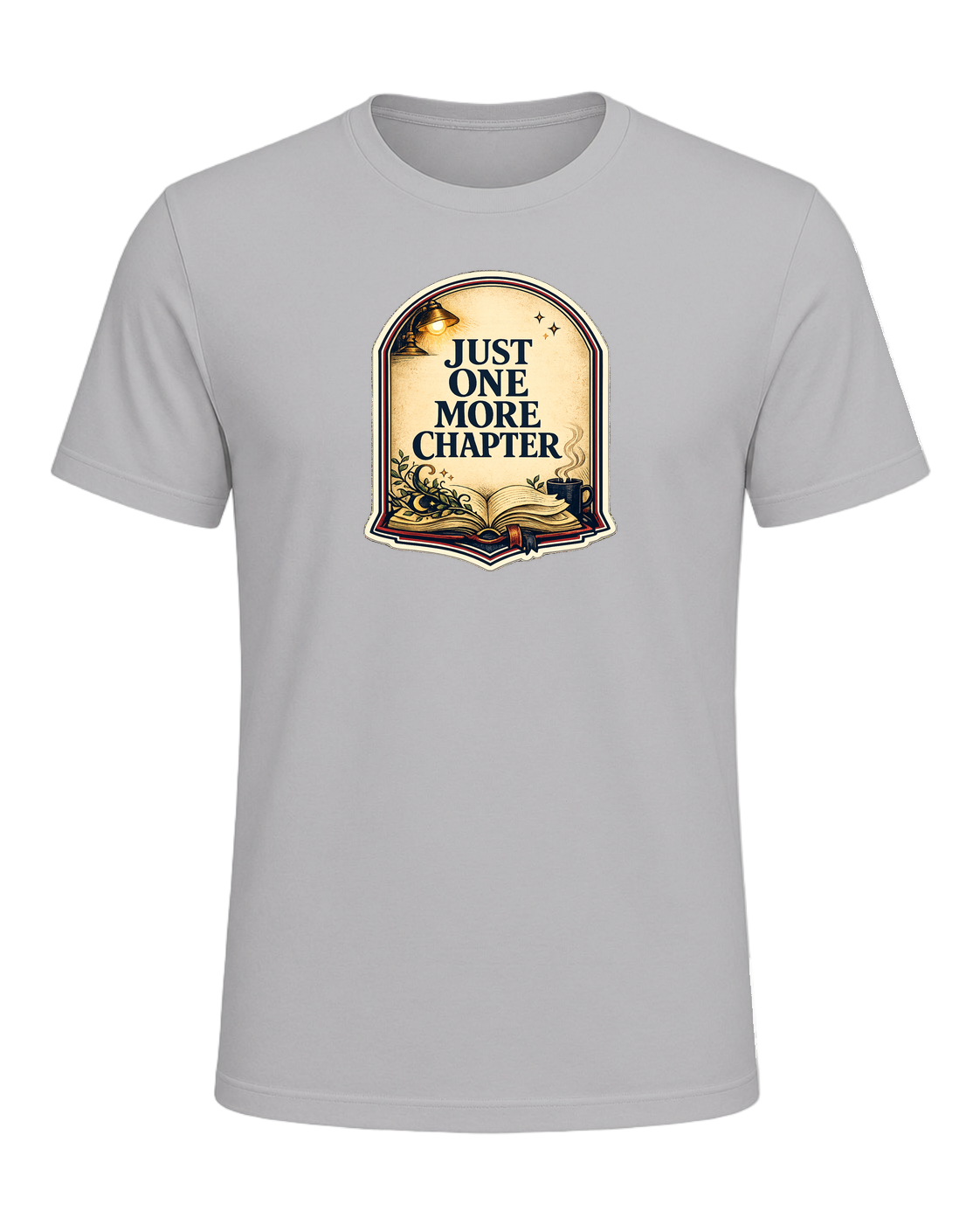 Just One More Chapter Tee — Athletic Heather
