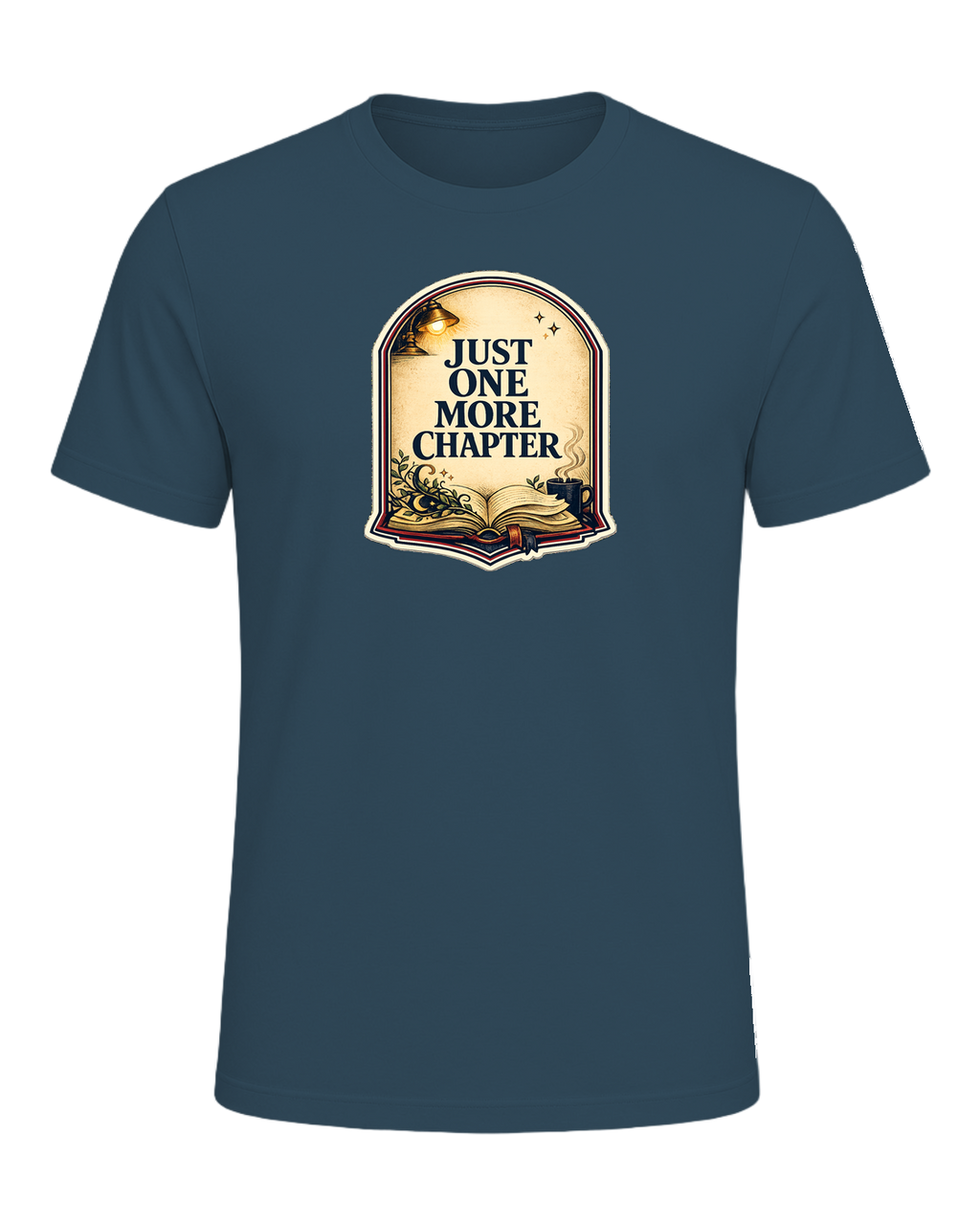 Just One More Chapter Tee — Deep Teal