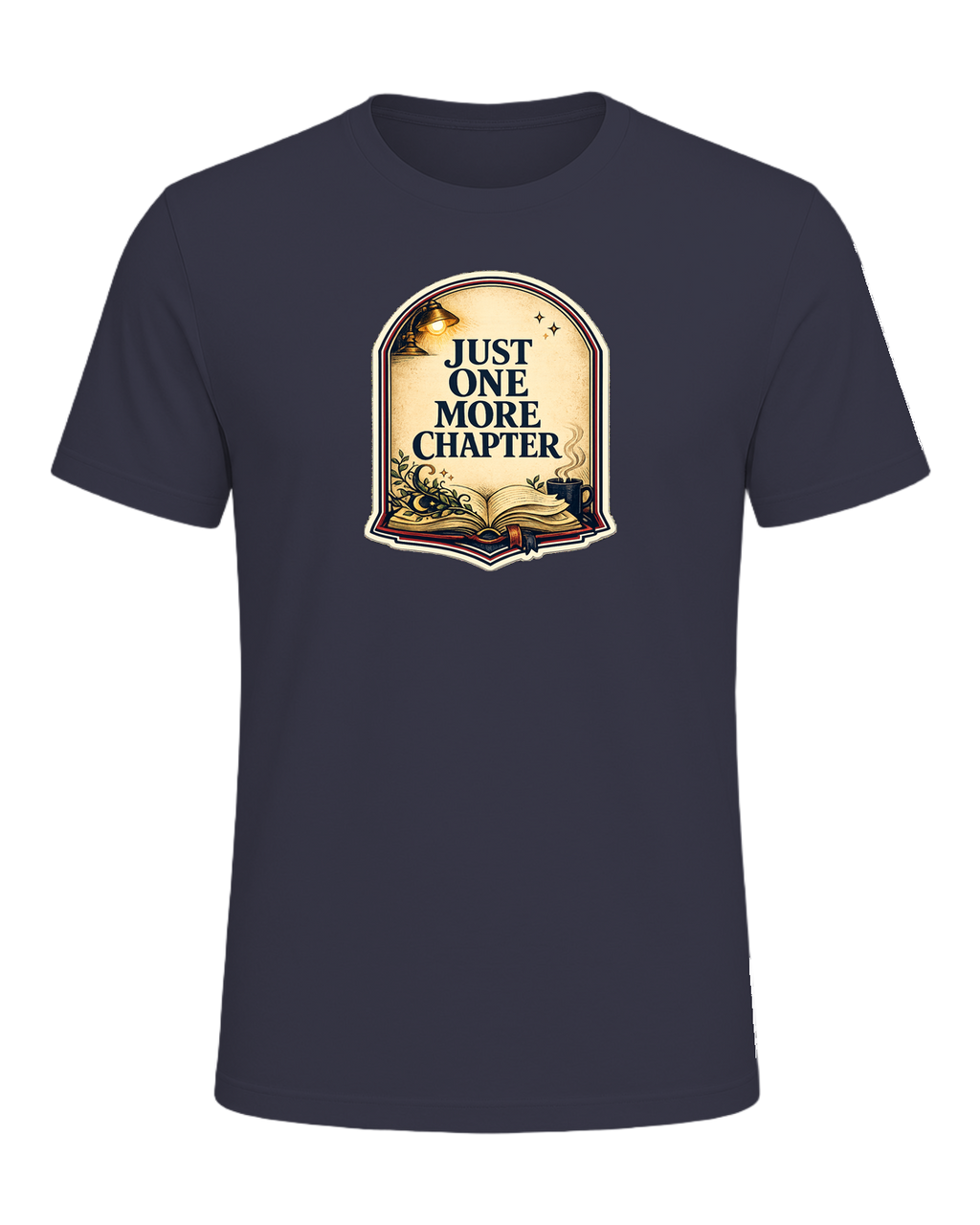 Just One More Chapter Tee — Heather Midnight Navy