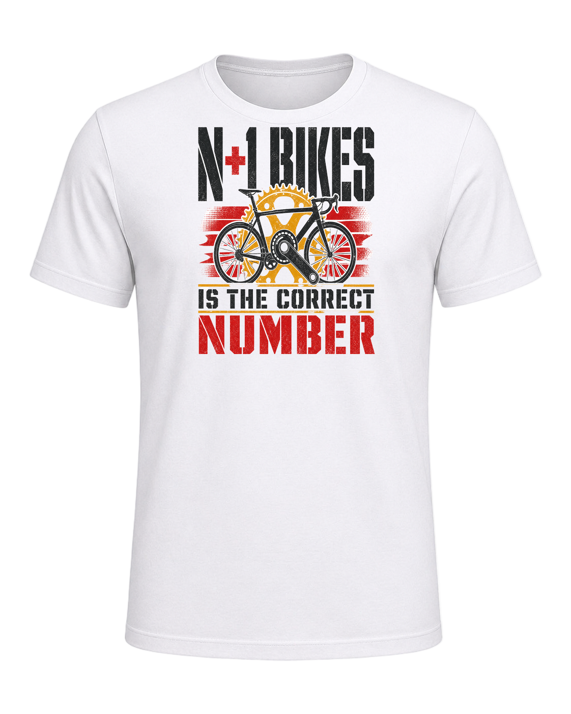 N+1 BIKES IS THE CORRECT NUMBER — White