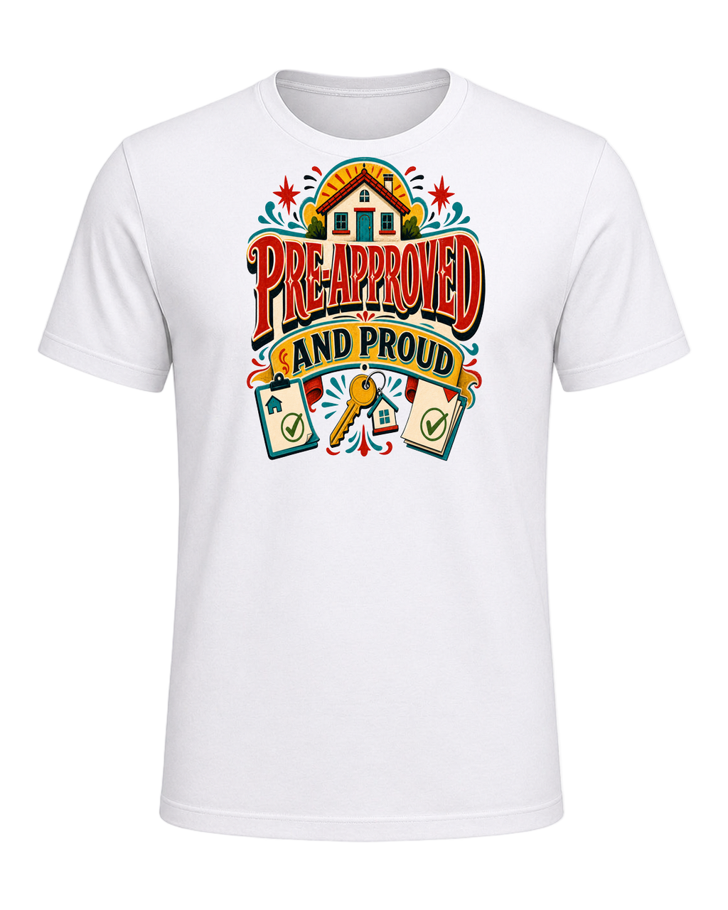 PRE-APPROVED AND PROUD — White