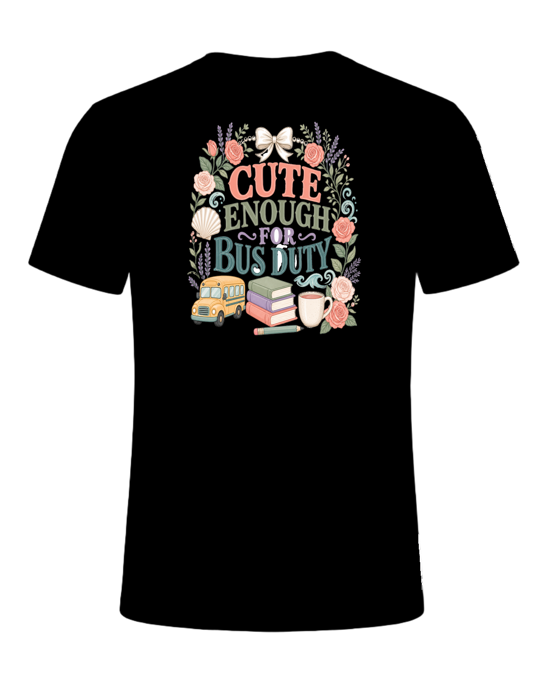 CUTE ENOUGH FOR BUS DUTY — Black