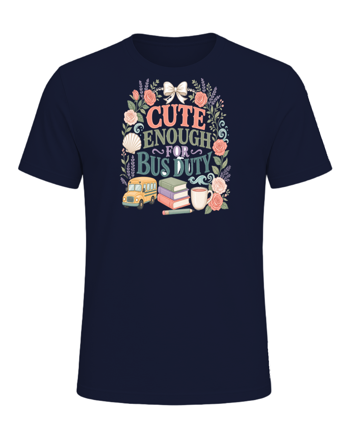 CUTE ENOUGH FOR BUS DUTY — Navy