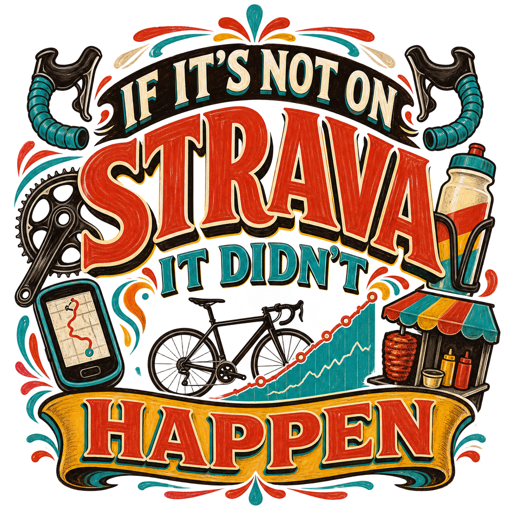 IF IT'S NOT ON STRAVA IT DIDN'T HAPPEN
