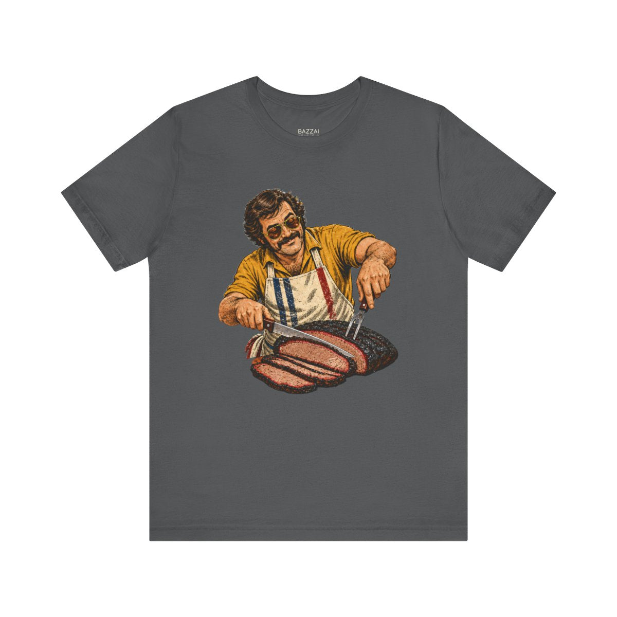 BBQ Dad T-Shirt — Respect the Smoke Ring — t-shirt design