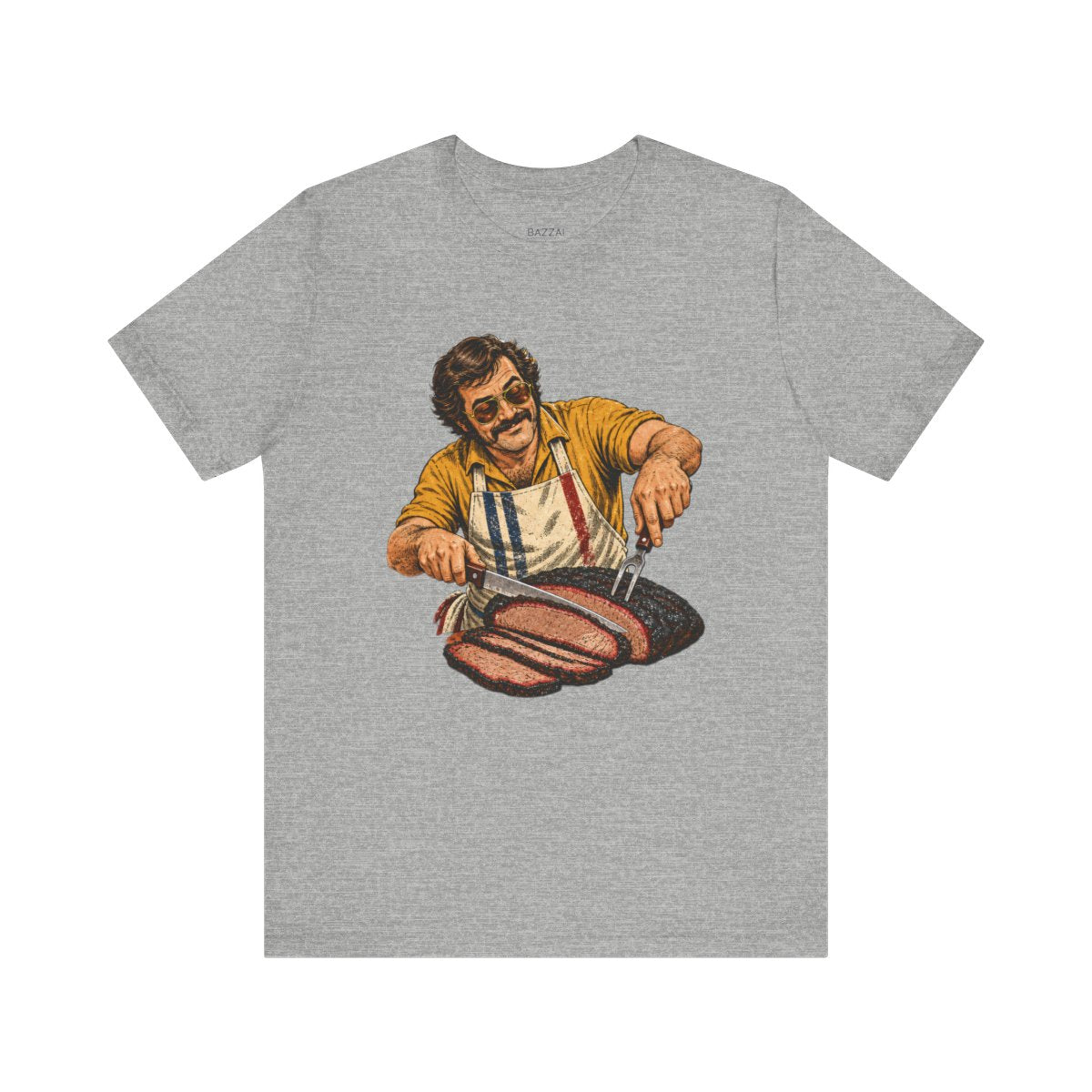 BBQ Dad T-Shirt — Respect the Smoke Ring — t-shirt design