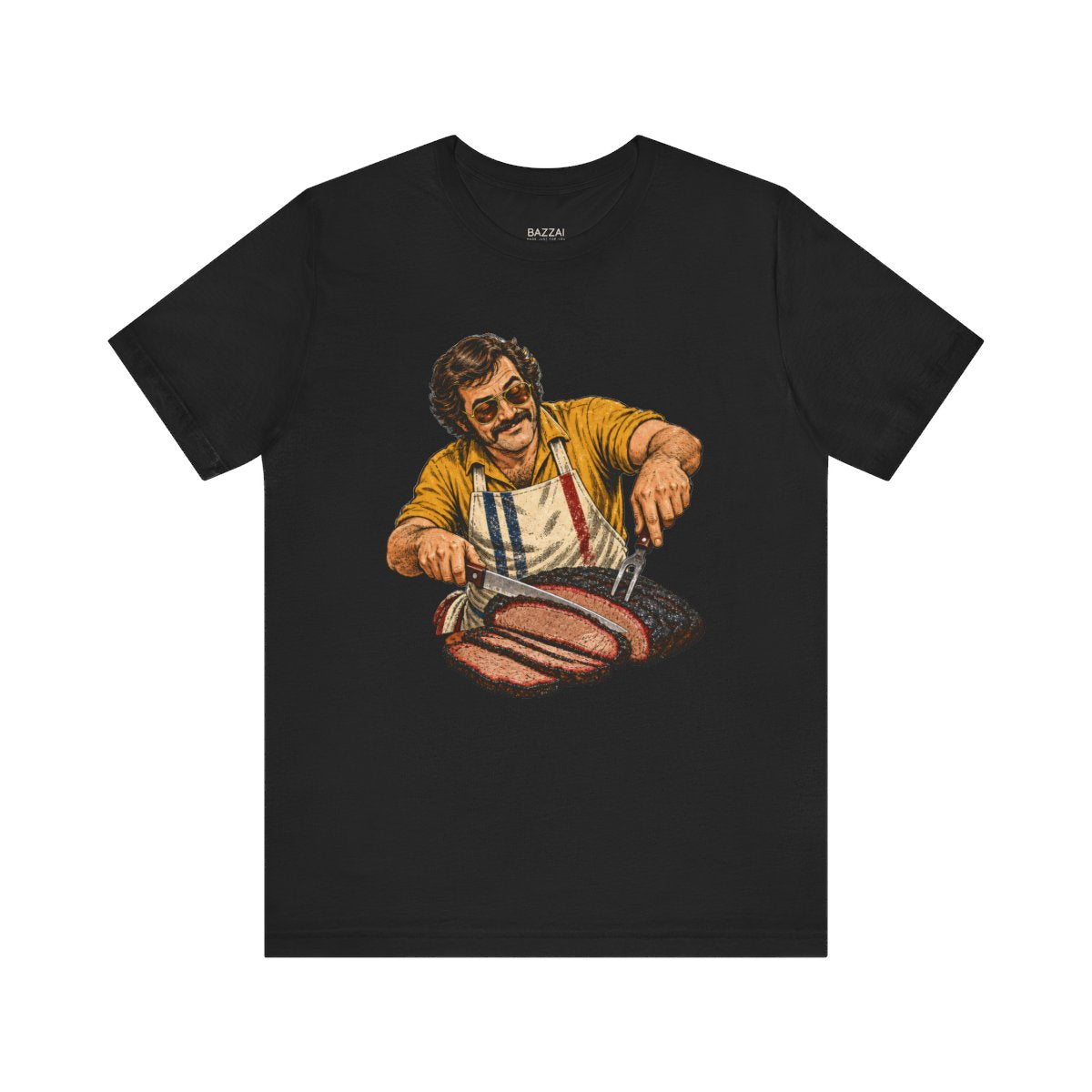 BBQ Dad T-Shirt — Respect the Smoke Ring — t-shirt design