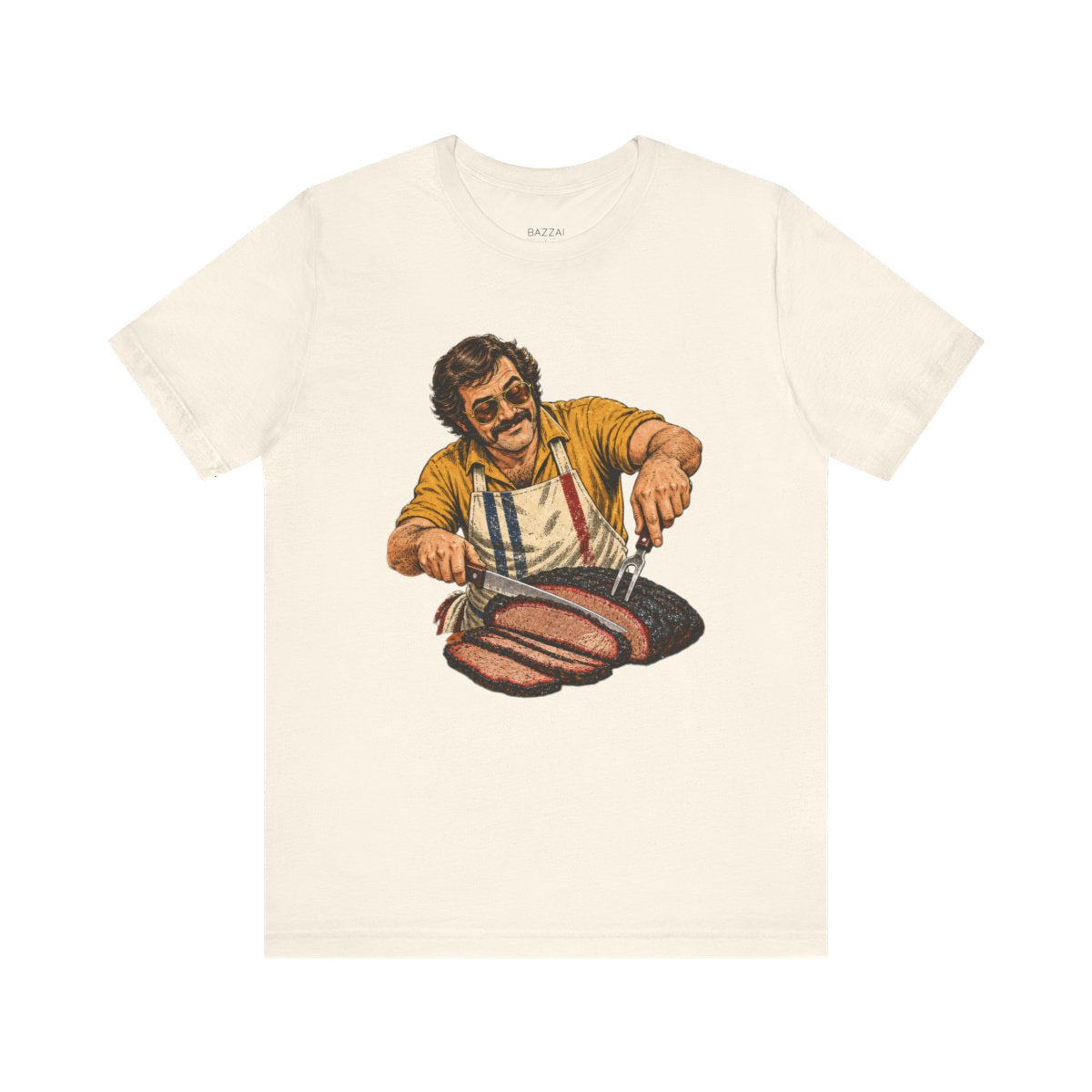 BBQ Dad T-Shirt — Respect the Smoke Ring — t-shirt design