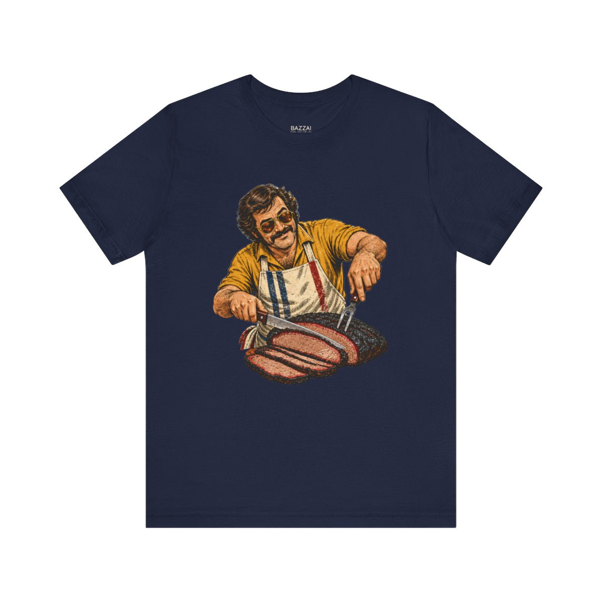 BBQ Dad T-Shirt — Respect the Smoke Ring — t-shirt design