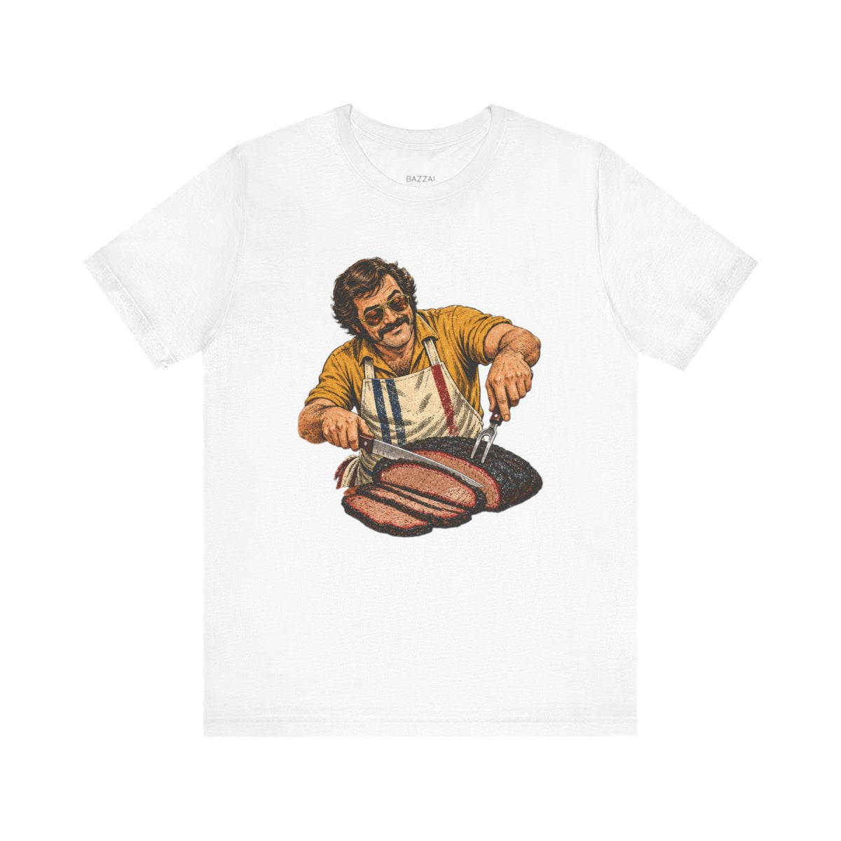BBQ Dad T-Shirt — Respect the Smoke Ring — t-shirt design