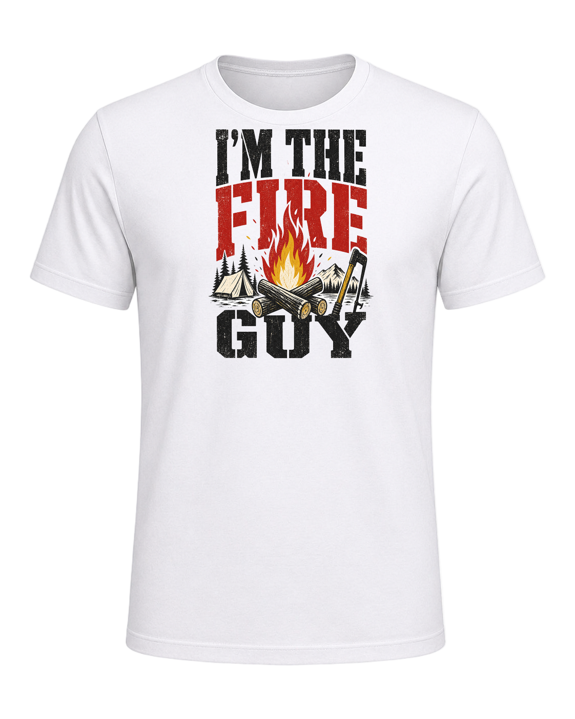 I'M THE FIRE GUY — White