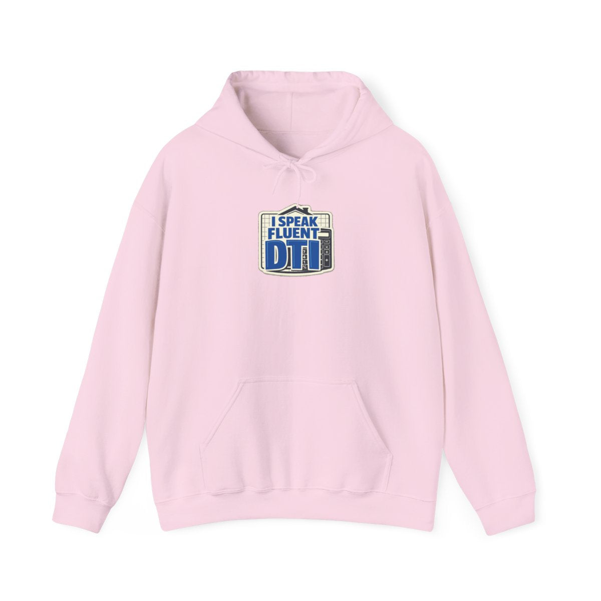 I SPEAK FLUENT DTI Hoodie — Light Pink