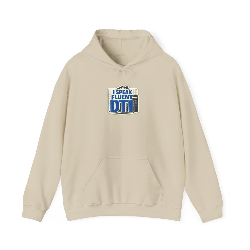 I SPEAK FLUENT DTI Hoodie — Sand