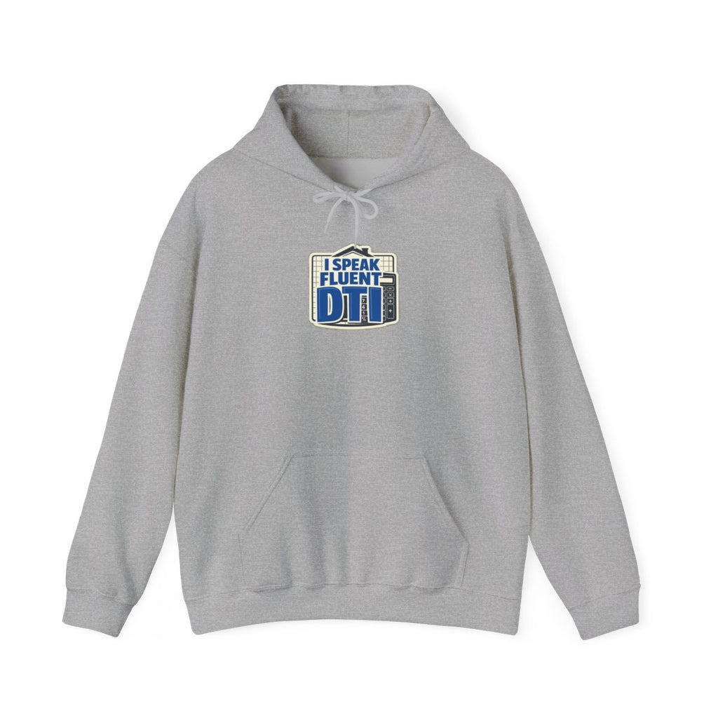 I SPEAK FLUENT DTI Hoodie — Sport Grey