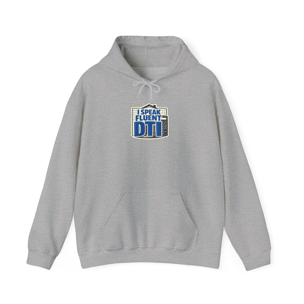 I SPEAK FLUENT DTI Hoodie — Sport Grey