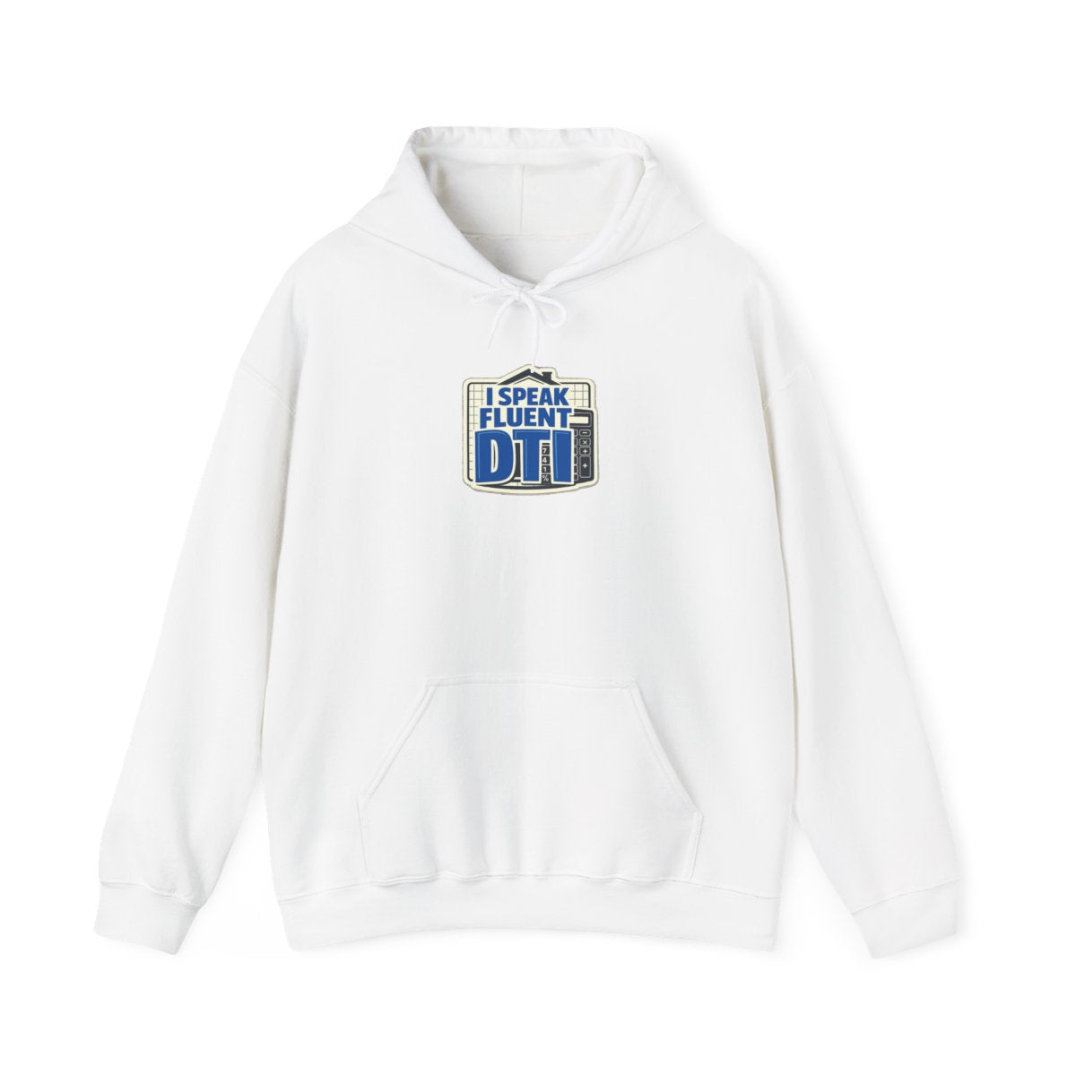 I SPEAK FLUENT DTI Hoodie — White