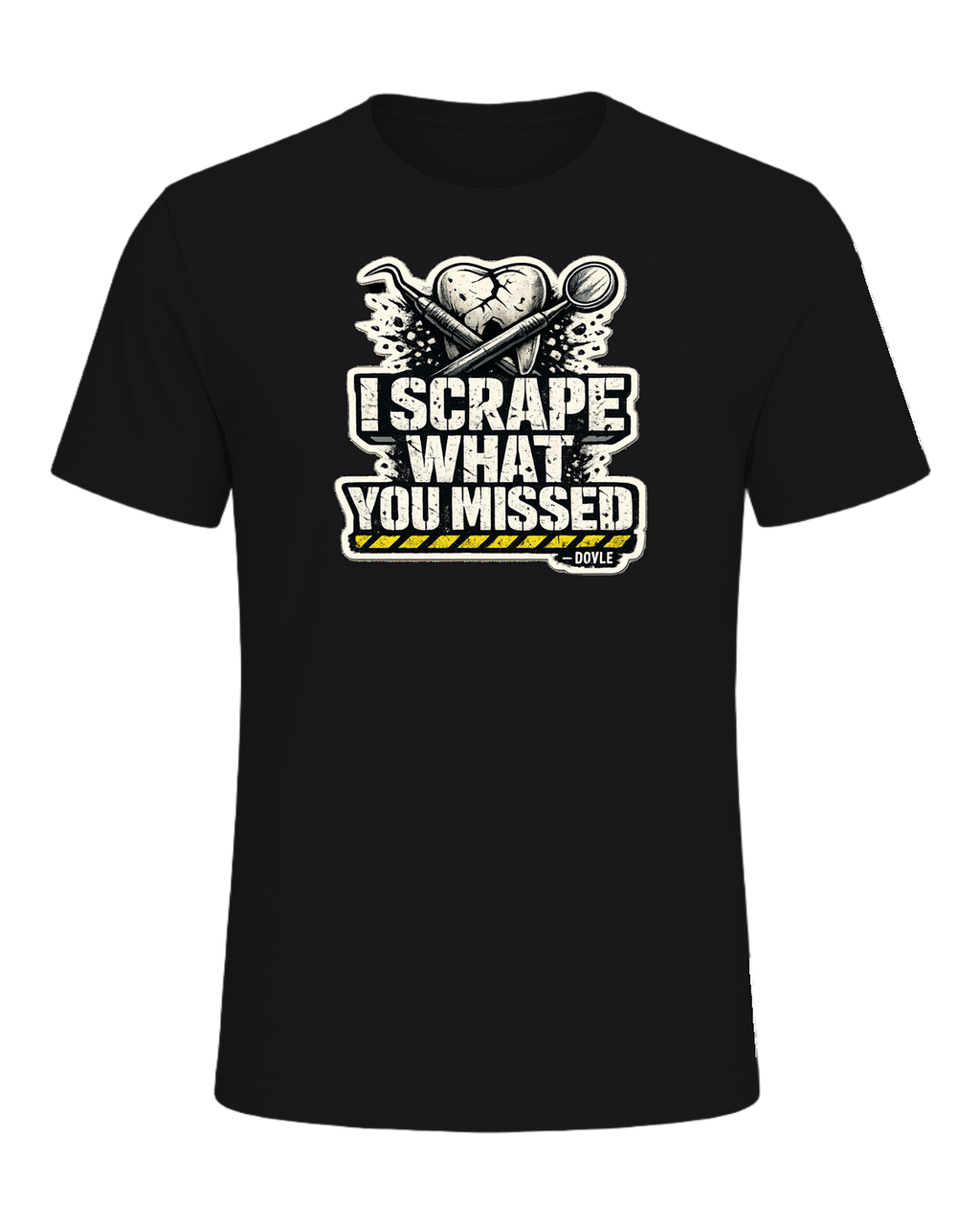 I Scrape What You Missed Tee — Dark Grey Heather