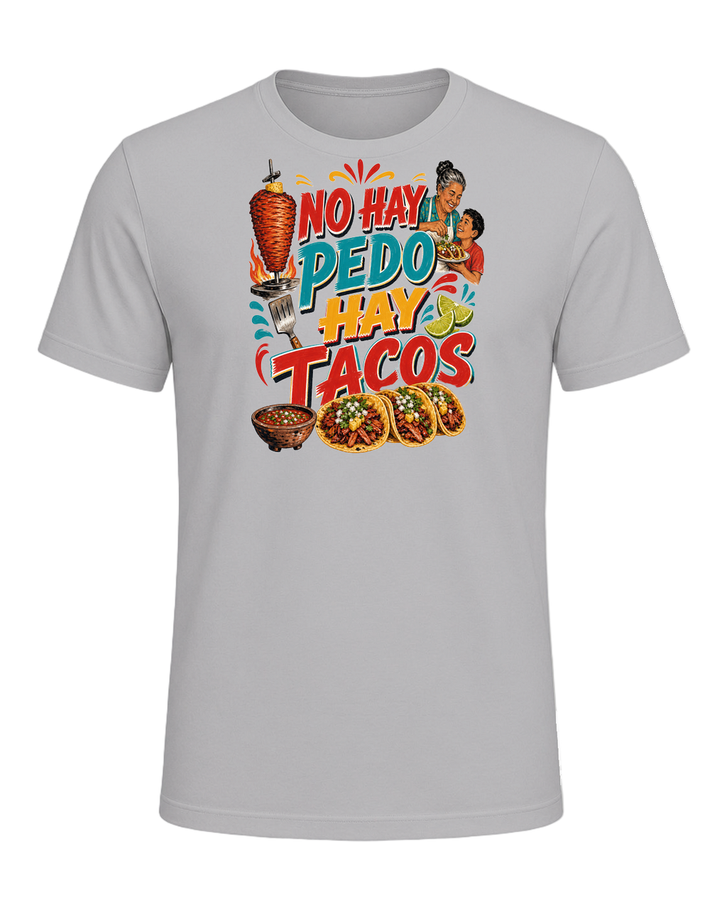 NO HAY PEDO HAY TACOS — Athletic Heather