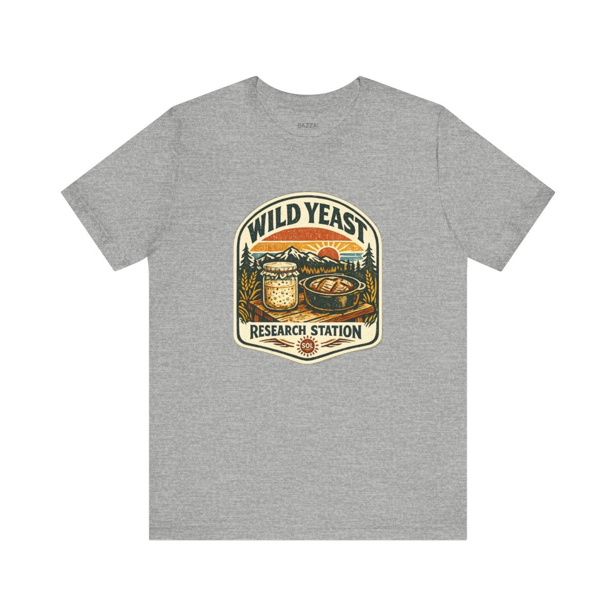 Sourdough Science T-Shirt — Wild Yeast Research Station — t-shirt design by Sol