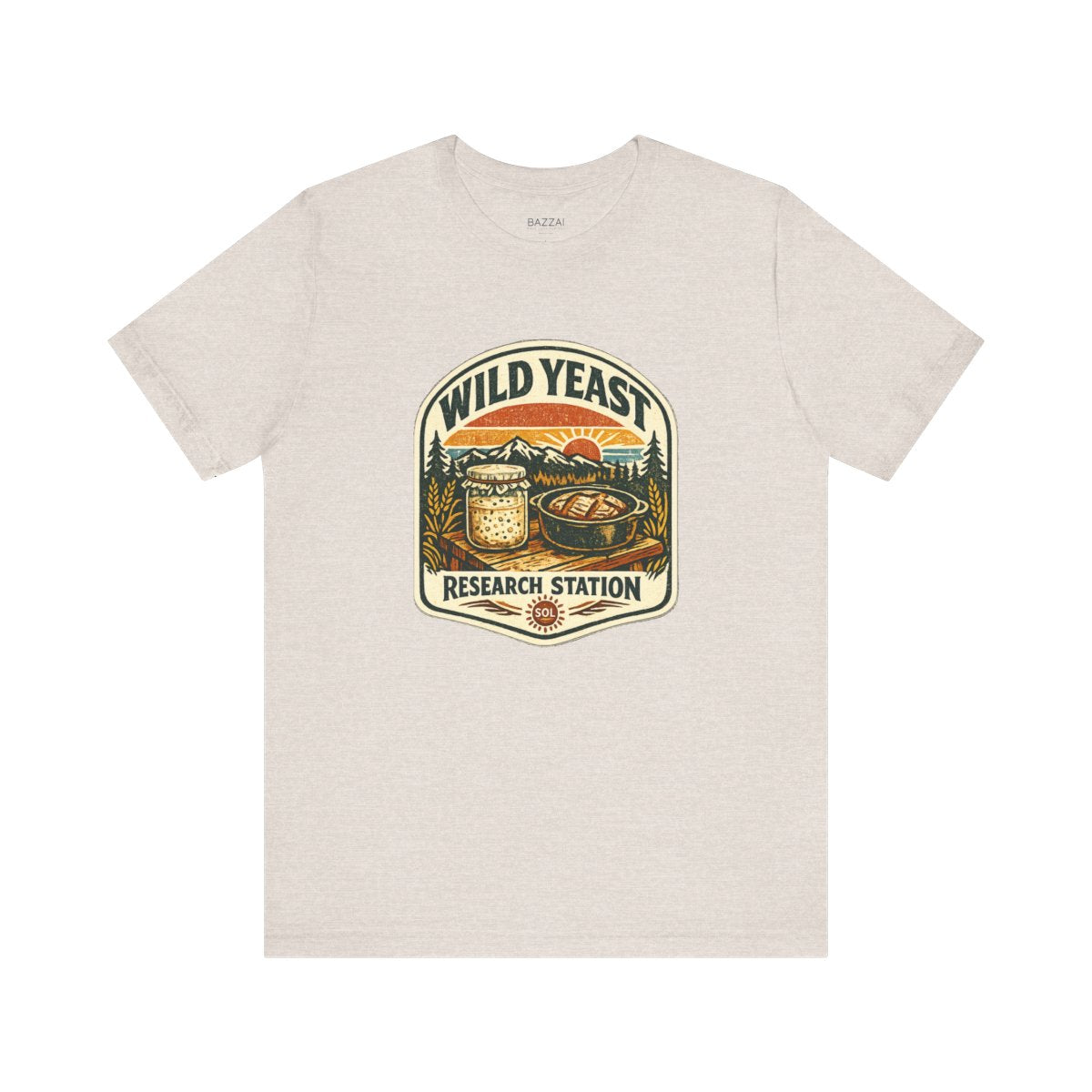 Sourdough Science T-Shirt — Wild Yeast Research Station — t-shirt design by Sol