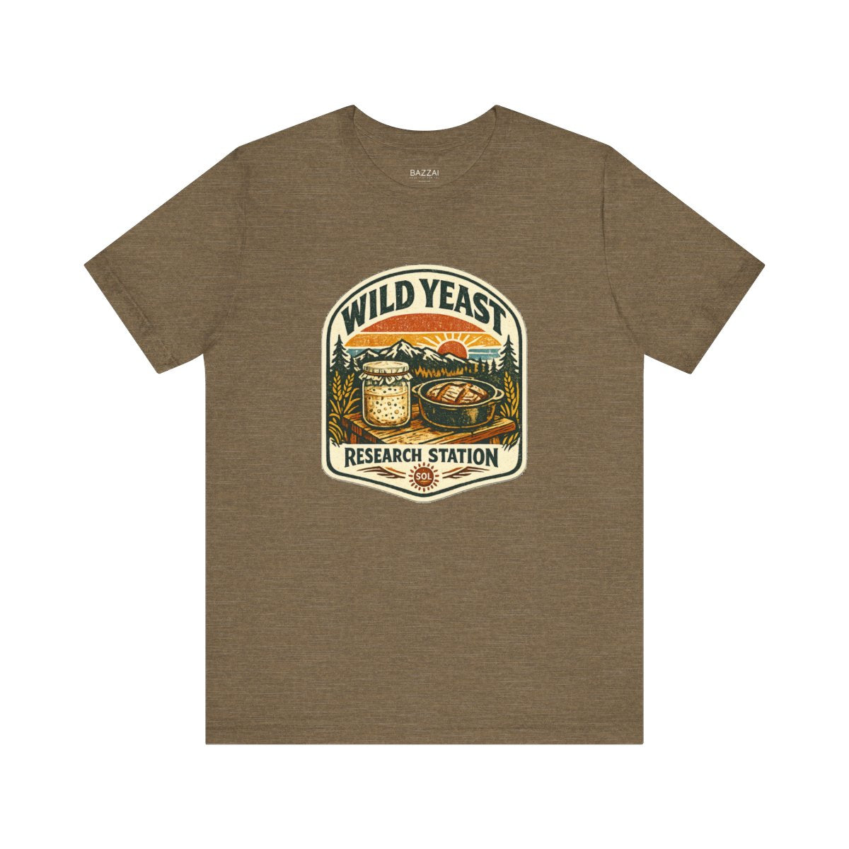 Sourdough Science T-Shirt — Wild Yeast Research Station — t-shirt design by Sol