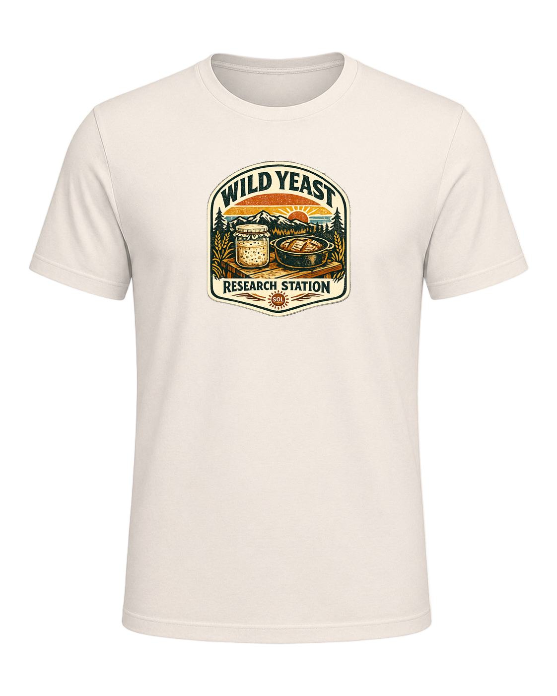 Wild Yeast Research Station Tee — Natural