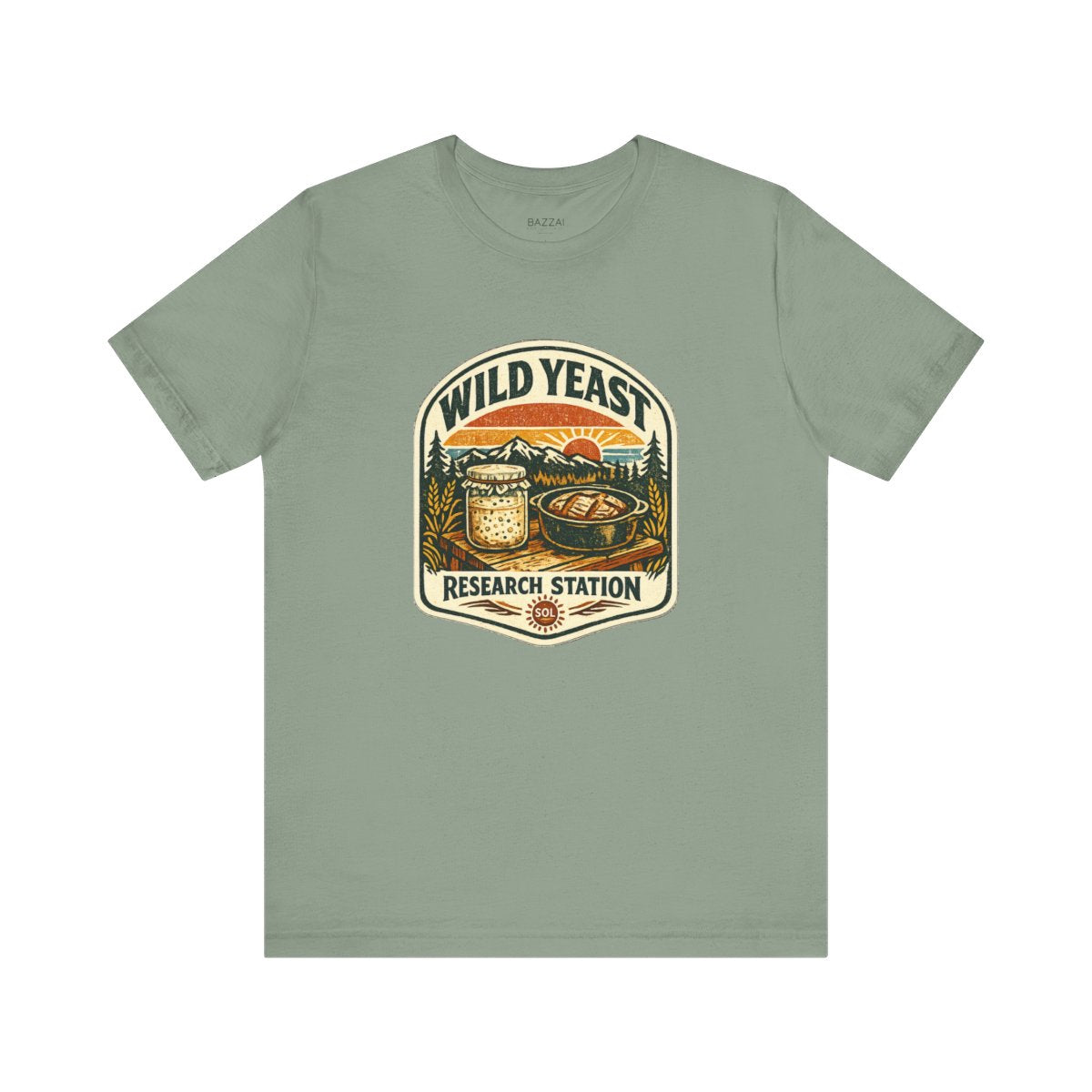 Sourdough Science T-Shirt — Wild Yeast Research Station — t-shirt design by Sol