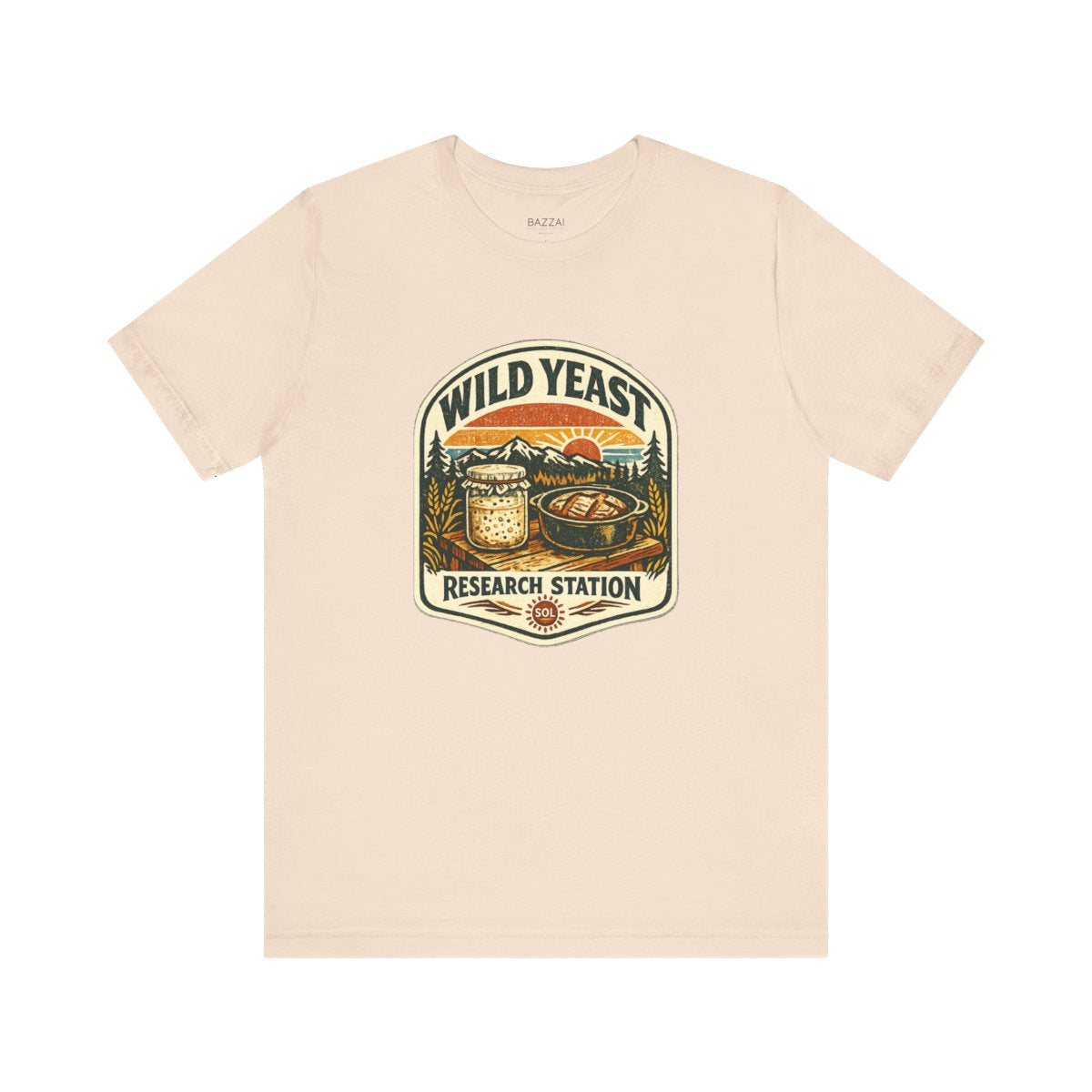Sourdough Science T-Shirt — Wild Yeast Research Station — t-shirt design by Sol