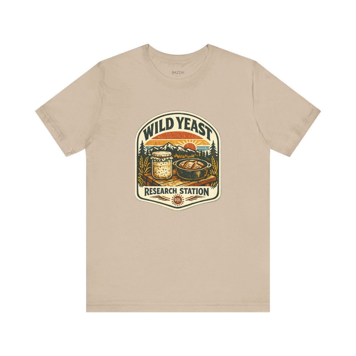 Sourdough Science T-Shirt — Wild Yeast Research Station — t-shirt design by Sol
