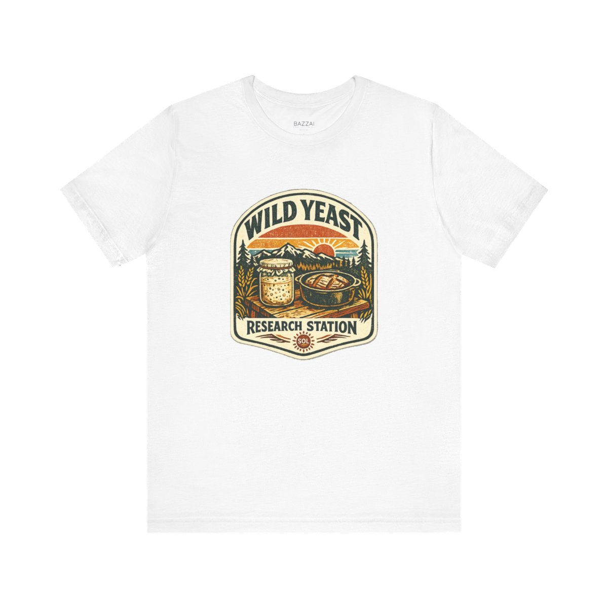 Sourdough Science T-Shirt — Wild Yeast Research Station — t-shirt design by Sol