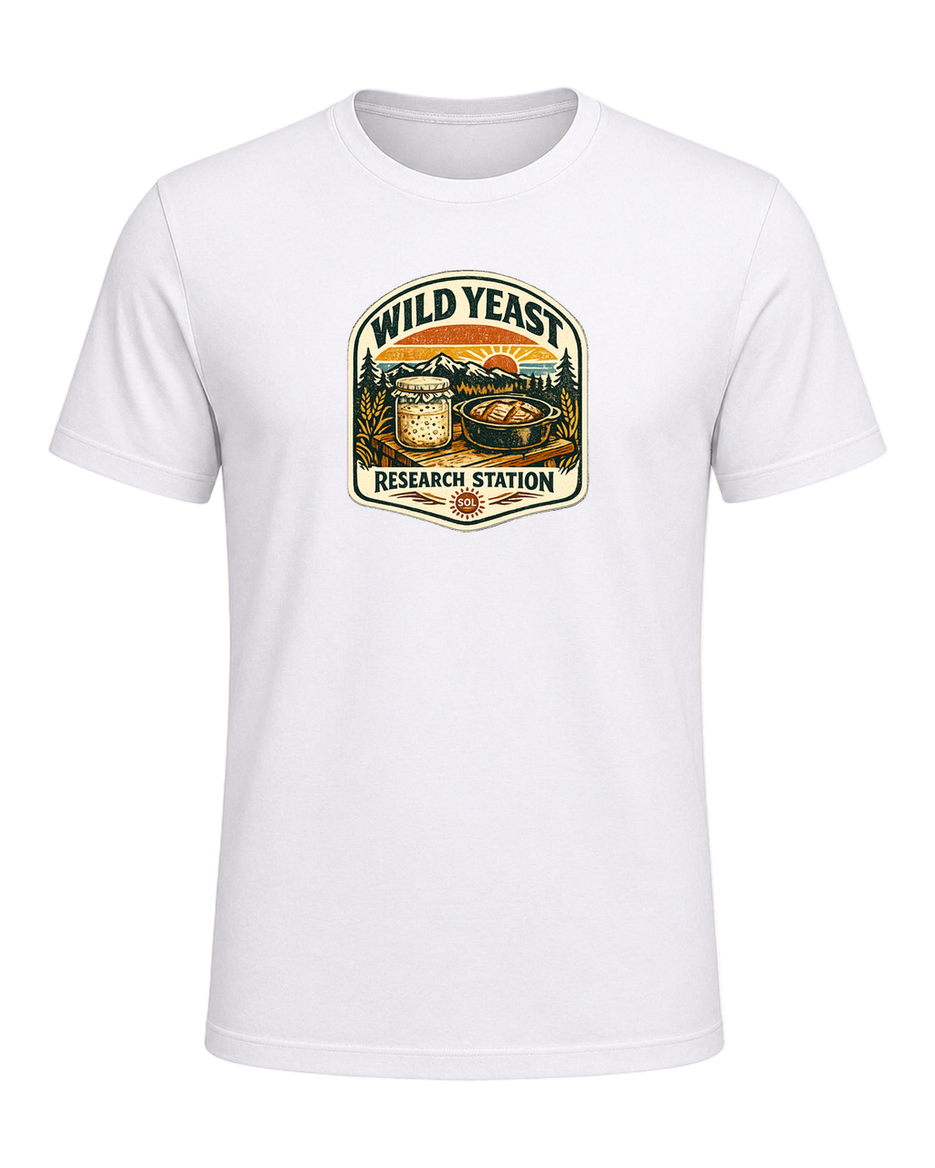 Wild Yeast Research Station Tee — White