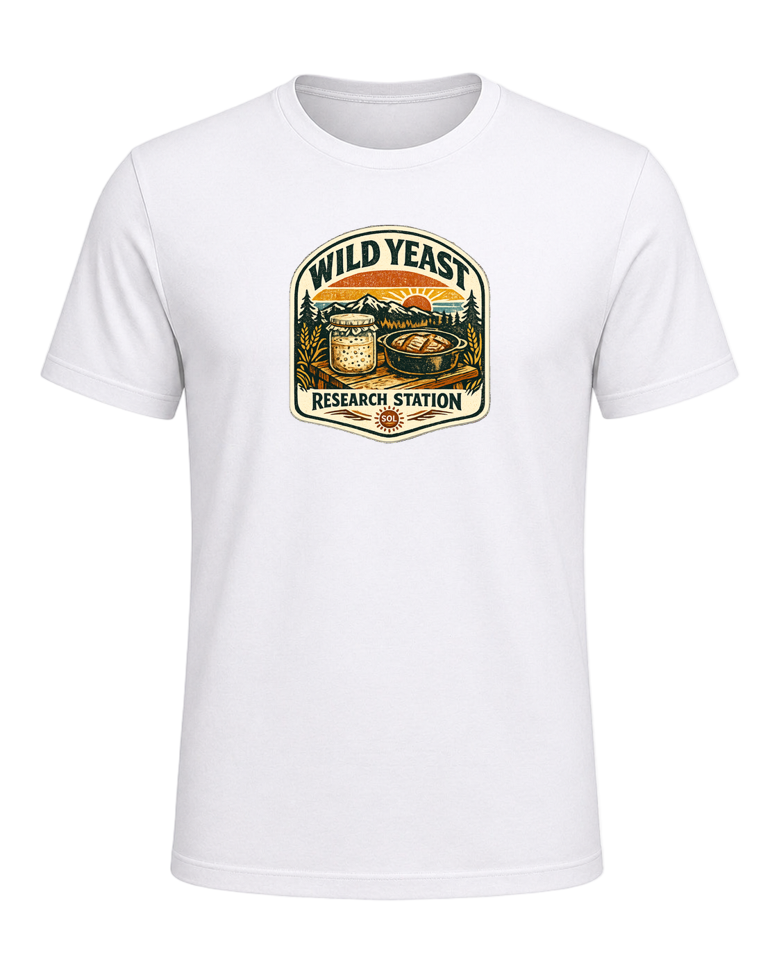 Wild Yeast Research Station Tee — White