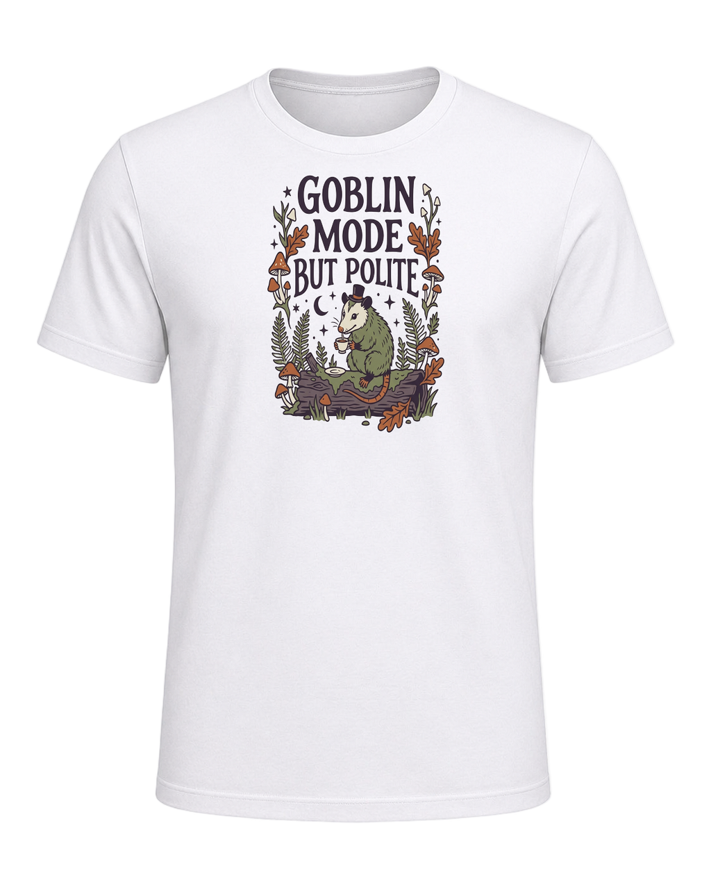 GOBLIN MODE BUT POLITE — White
