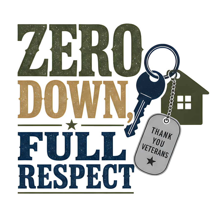 ZERO DOWN, FULL RESPECT — Retro Badge Tee